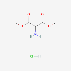 Dimethyl 2-aminomalonate hydrochloride chemical structure (CAS 16115-80-3)
