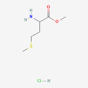 Methyl 2-amino-4-(methylthio)butanoate hydrochloride chemical structure (CAS 16118-36-8)