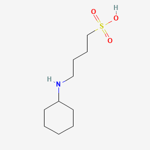 4-(Cyclohexylamino)butane-1-sulfonic acid chemical structure (CAS 161308-34-5)