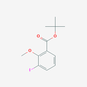 tert-Butyl 3-iodo-2-methoxybenzoate chemical structure (CAS 1613269-59-2)