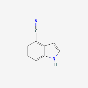 4-Cyanoindole chemical structure (CAS 16136-52-0)
