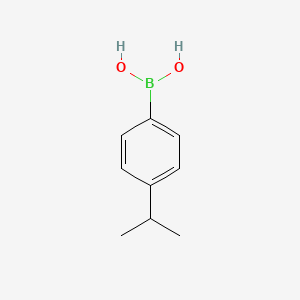 4-Isopropylphenylboronic acid chemical structure (CAS 16152-51-5)
