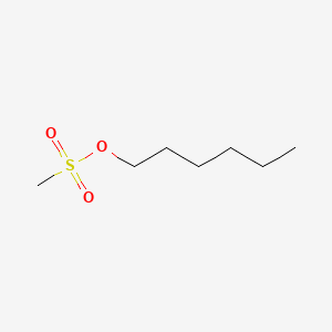 Hexyl methanesulfonate chemical structure (CAS 16156-50-6)