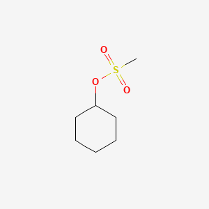 Cyclohexyl methanesulfonate chemical structure (CAS 16156-56-2)