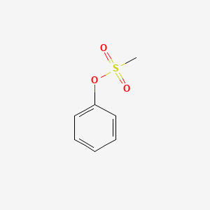 Phenyl methanesulfonate chemical structure (CAS 16156-59-5)