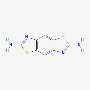 Benzo[1,2-d:4,5-d']bis(thiazole)-2,6-diamine chemical structure (CAS 16162-28-0)