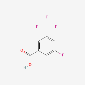3-Fluoro-5-trifluoromethylbenzoic acid chemical structure (CAS 161622-05-5)