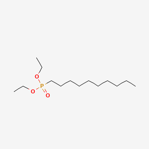 Diethyl decylphosphonate chemical structure (CAS 16165-68-7)
