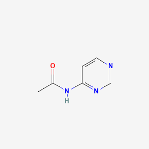 N-(Pyrimidin-4-yl)acetamide chemical structure (CAS 16166-22-6)