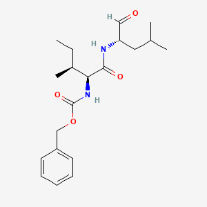 Z-Ile-Leu-aldehyde chemical structure (CAS 161710-10-7)