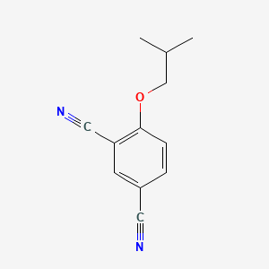 4-Isobutoxyisophthalonitrile chemical structure (CAS 161718-81-6)
