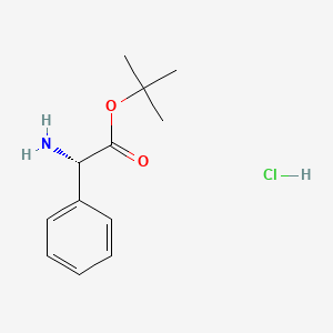 H-Phg-OtBu.HCl chemical structure (CAS 161879-12-5)