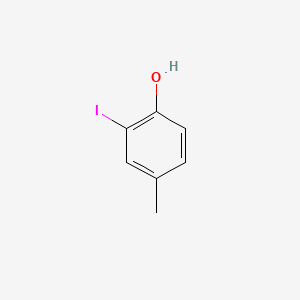 2-Iodo-4-methylphenol chemical structure (CAS 16188-57-1)
