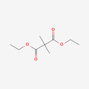 Diethyl 2,2-dimethylmalonate chemical structure (CAS 1619-62-1)