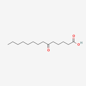 6-Oxotetradecanoic acid chemical structure (CAS 1619-89-2)