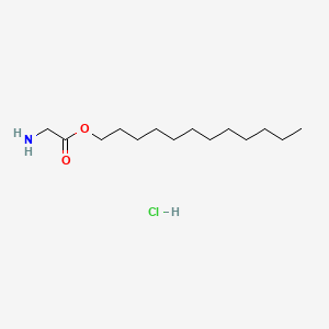 Dodecyl 2-aminoacetate hydrochloride chemical structure (CAS 16194-11-9)
