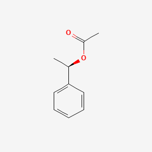 (R)-1-phenylethyl acetate chemical structure (CAS 16197-92-5)