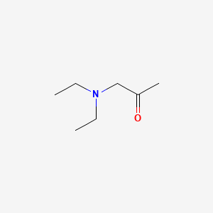 Diethylaminoacetone chemical structure (CAS 1620-14-0)