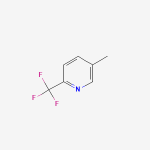 5-Methyl-2-(trifluoromethyl)pyridine chemical structure (CAS 1620-71-9)