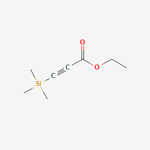 Ethyl 3-(trimethylsilyl)propiolate chemical structure (CAS 16205-84-8)