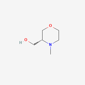 (R)-(4-Methylmorpholin-3-yl)methanol chemical structure (CAS 1620510-51-1)