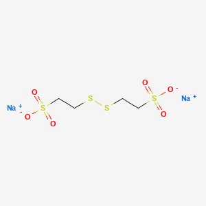 Sodium 2,2'-disulfanediyldiethanesulfonate chemical structure (CAS 16208-51-8)