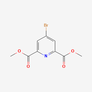 Dimethyl 4-bromopyridine-2,6-dicarboxylate chemical structure (CAS 162102-79-6)