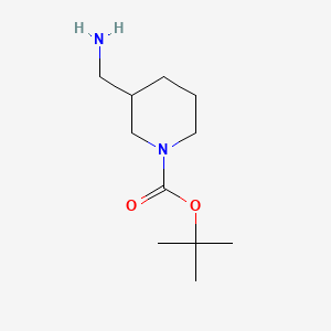 tert-Butyl 3-(aminomethyl)piperidine-1-carboxylate chemical structure (CAS 162167-97-7)