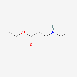 Ethyl 3-(isopropylamino)propanoate chemical structure (CAS 16217-22-4)