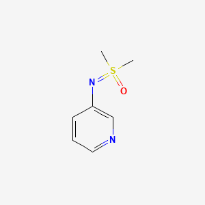 Dimethyl(pyridin-3-ylimino)-l6-sulfanone chemical structure (CAS 1621962-58-0)