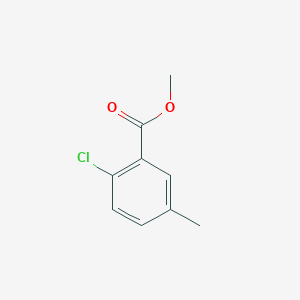 Methyl 2-chloro-5-methylbenzoate chemical structure (CAS 16220-95-4)