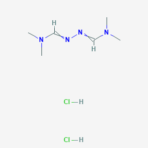 N'-((Dimethylamino)methylene)-N,N-dimethylformohydrazonamide dihydrochloride chemical structure (CAS 16227-06-8)
