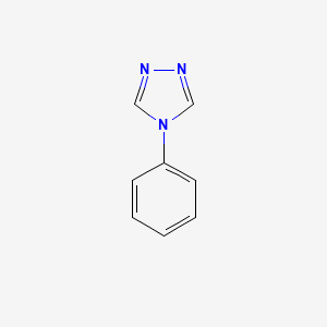 4-Phenyl-4H-1,2,4-triazole chemical structure (CAS 16227-12-6)
