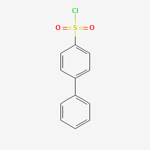 Biphenyl-4-sulfonyl Chloride chemical structure (CAS 1623-93-4)