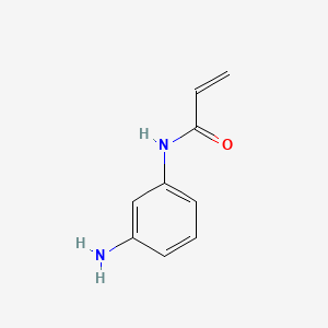 N-(3-Aminophenyl)acrylamide chemical structure (CAS 16230-24-3)
