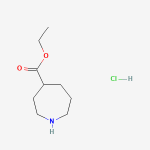 Ethyl azepane-4-carboxylate hydrochloride chemical structure (CAS 1623063-36-4)