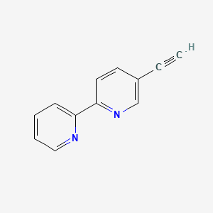 5-Ethynyl-2,2'-bipyridine chemical structure (CAS 162318-34-5)