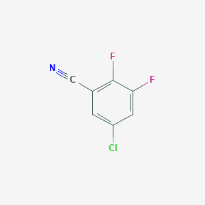 5-Chloro-2,3-difluorobenzonitrile chemical structure (CAS 1624261-31-9)