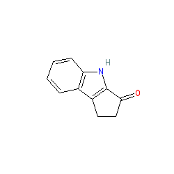 1,4-Dihydrocyclopenta[b]indol-3(2H)-one chemical structure (CAS 16244-15-8)