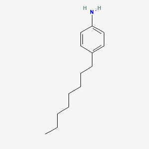 4-n-Octylaniline chemical structure (CAS 16245-79-7)