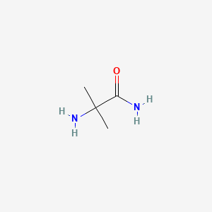 2-Amino-2-methylpropanamide chemical structure (CAS 16252-90-7)