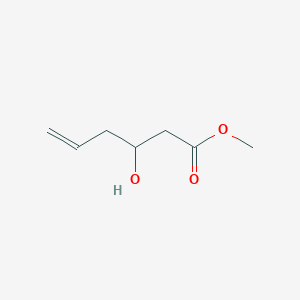 Methyl 3-hydroxyhex-5-enoate chemical structure (CAS 162613-57-2)