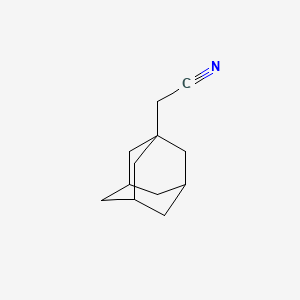 2-(Adamantan-1-yl)acetonitrile chemical structure (CAS 16269-13-9)