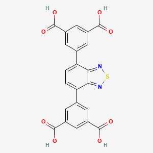 5,5'-(Benzo[c][1,2,5]thiadiazole-4,7-diyl)diisophthalic acid chemical structure (CAS 1627605-35-9)