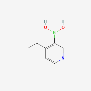 (4-Isopropylpyridin-3-yl)boronic acid chemical structure (CAS 1627723-05-0)