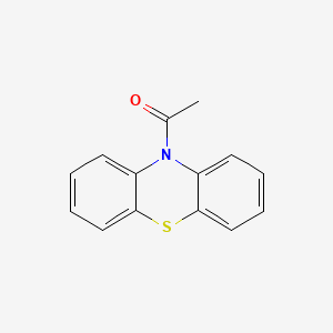 1-(10H-Phenothiazin-10-yl)ethanone chemical structure (CAS 1628-29-1)