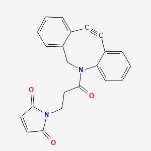 1-[3-(11,12-Didehydrodibenz[b,f]azocin-5(6H)-yl)-3-oxopropyl]-1H-Pyrrole-2,5-dione chemical structure (CAS 1629057-08-4)