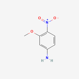 3-Methoxy-4-nitroaniline chemical structure (CAS 16292-88-9)