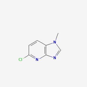 5-Chloro-1-methyl-1H-imidazo[4,5-b]pyridine chemical structure (CAS 1629484-56-5)