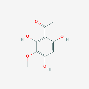 1-(2,4,6-Trihydroxy-3-methoxyphenyl)ethan-1-one chemical structure (CAS 16297-01-1)